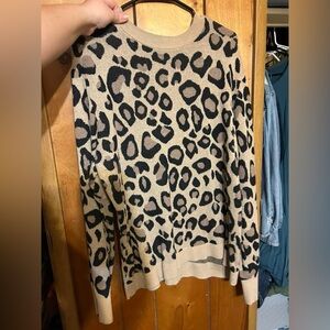 Leopard Print Sweater